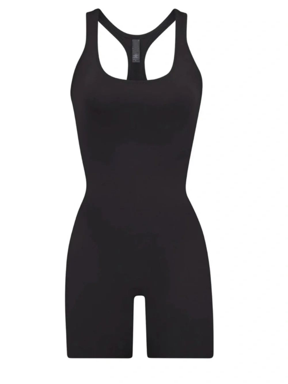SKIMS Black One-Piece Scoop Neck Swim Suit - Picture 3 of 5